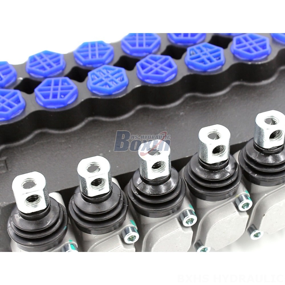 Three Way Hydraulic Control Valve P80-AQF-G Series Monoblock Directional Valve: Wholesale & OEM detail image