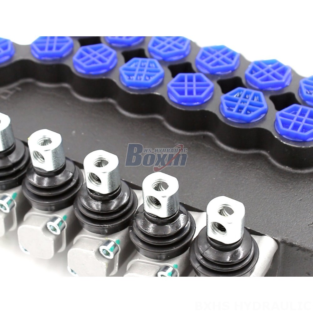 Three Way Hydraulic Control Valve P80-AQF-G Series Monoblock Directional Valve: Wholesale & OEM detail image