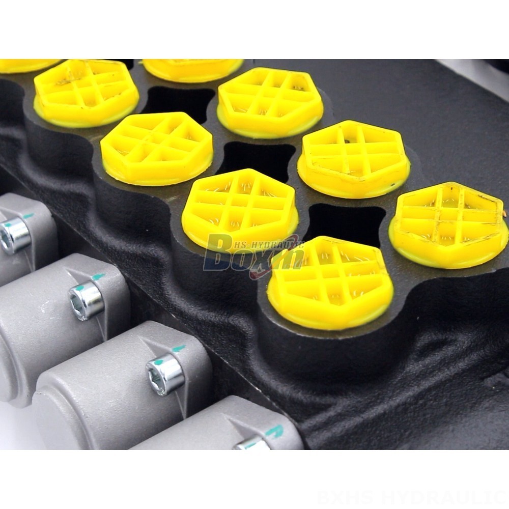 Main Control Valve Hydraulic For Excavator Manual 6 Spool Monoblock Directional Valve Exporter detail image