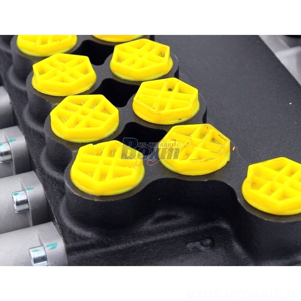Hydraulic Diverter P80-G12-G34-6OT Manual 6 Spool Monoblock Directional Valve Manufacturer detail image