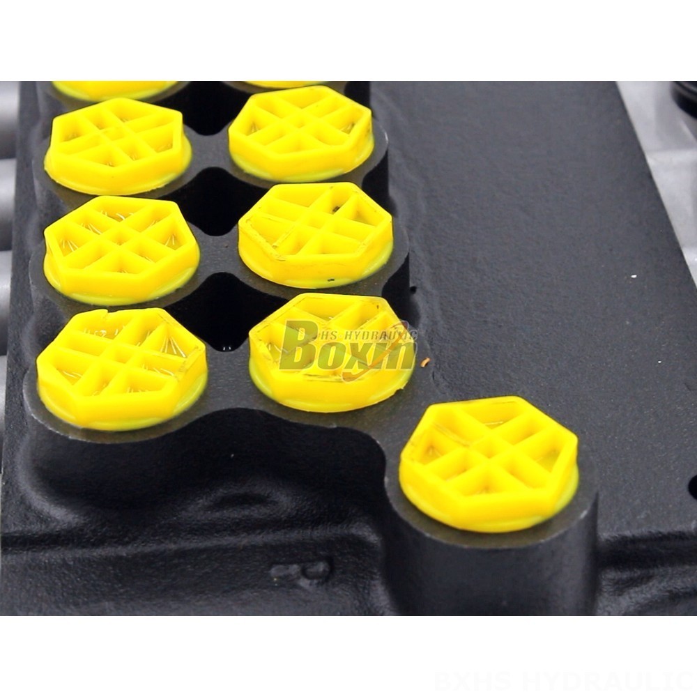 Double Compartment Hydraulic Oil Control Valve P80-G12-G34-6OT Valve Specification detail image