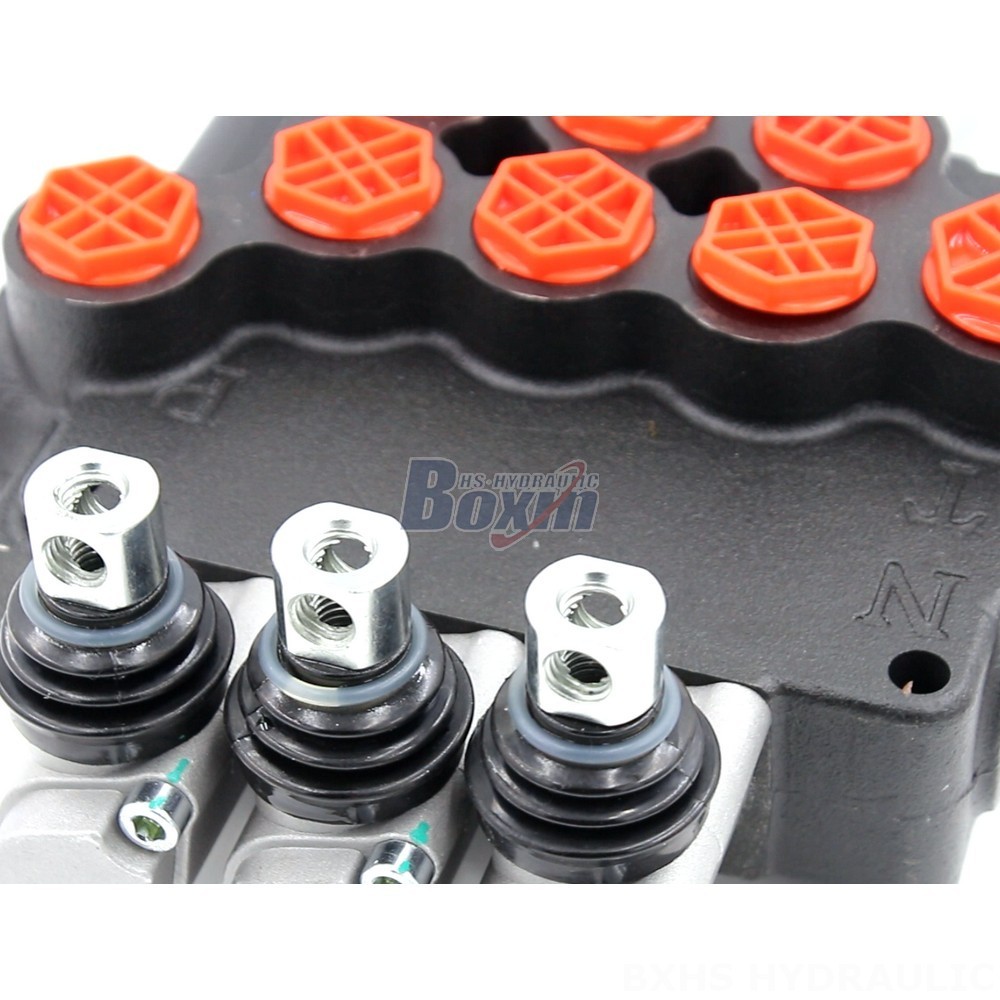 Custom Made 350bar Hydraulic Valve 3 Spool Manual Monoblock Directional Valve | Wholesale & OEM detail image