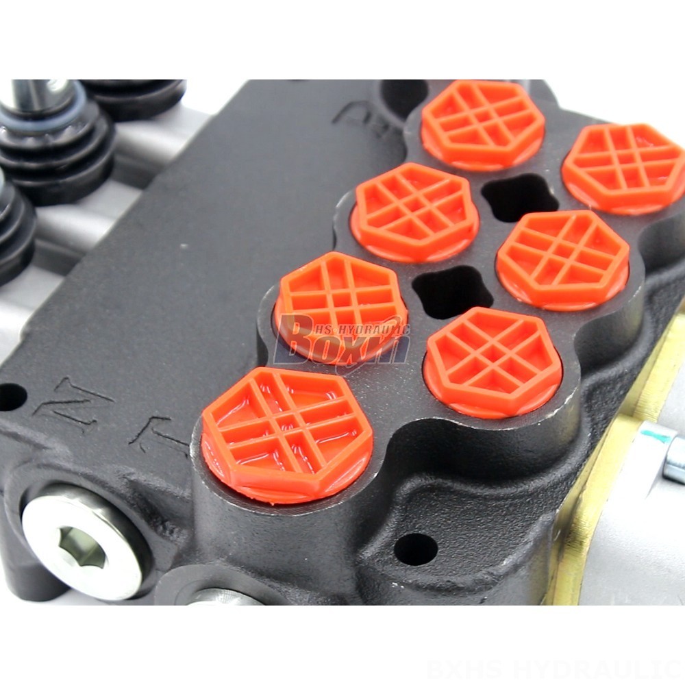 Custom Made 350bar Hydraulic Valve 3 Spool Manual Monoblock Directional Valve | Wholesale & OEM detail image
