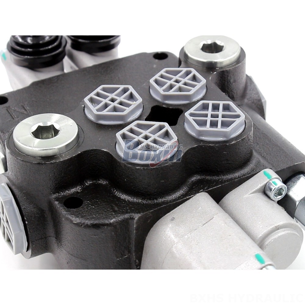 P80-G12-G34 Manual 2 Spool Monoblock Directional Valve | Manufacturer & Global Supplier detail image