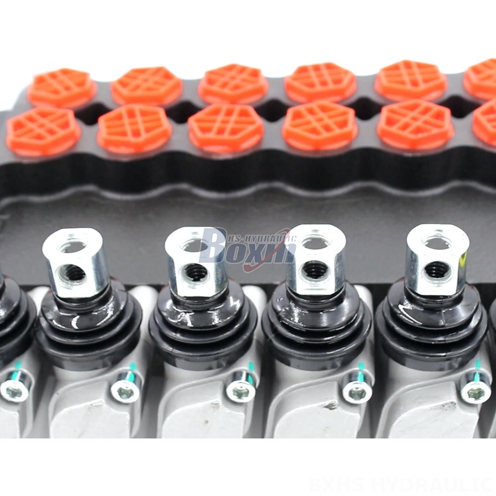 P80-G12-G34 Manual 6 Spool Monoblock Directional Valve | Manufacturer & Global Supplier detail image