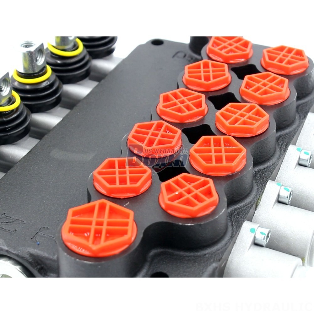 Bespoke Hydraulic Solutions: Customizable P80-G12-G38-OW 5 Spool Directional Control Valves detail image