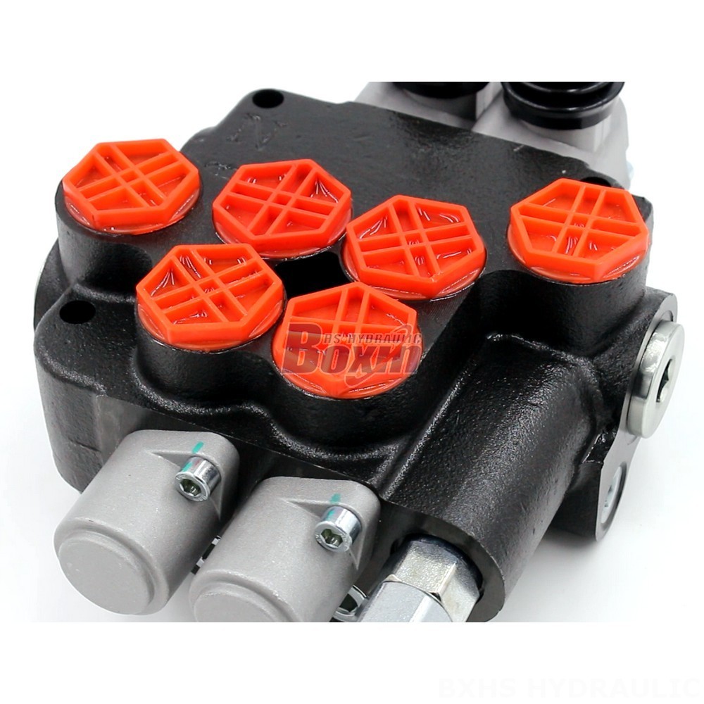 Wireless Remote Control Hydraulic Spool Valve P80-G34-2OT 2 Spool Directional Valve detail image
