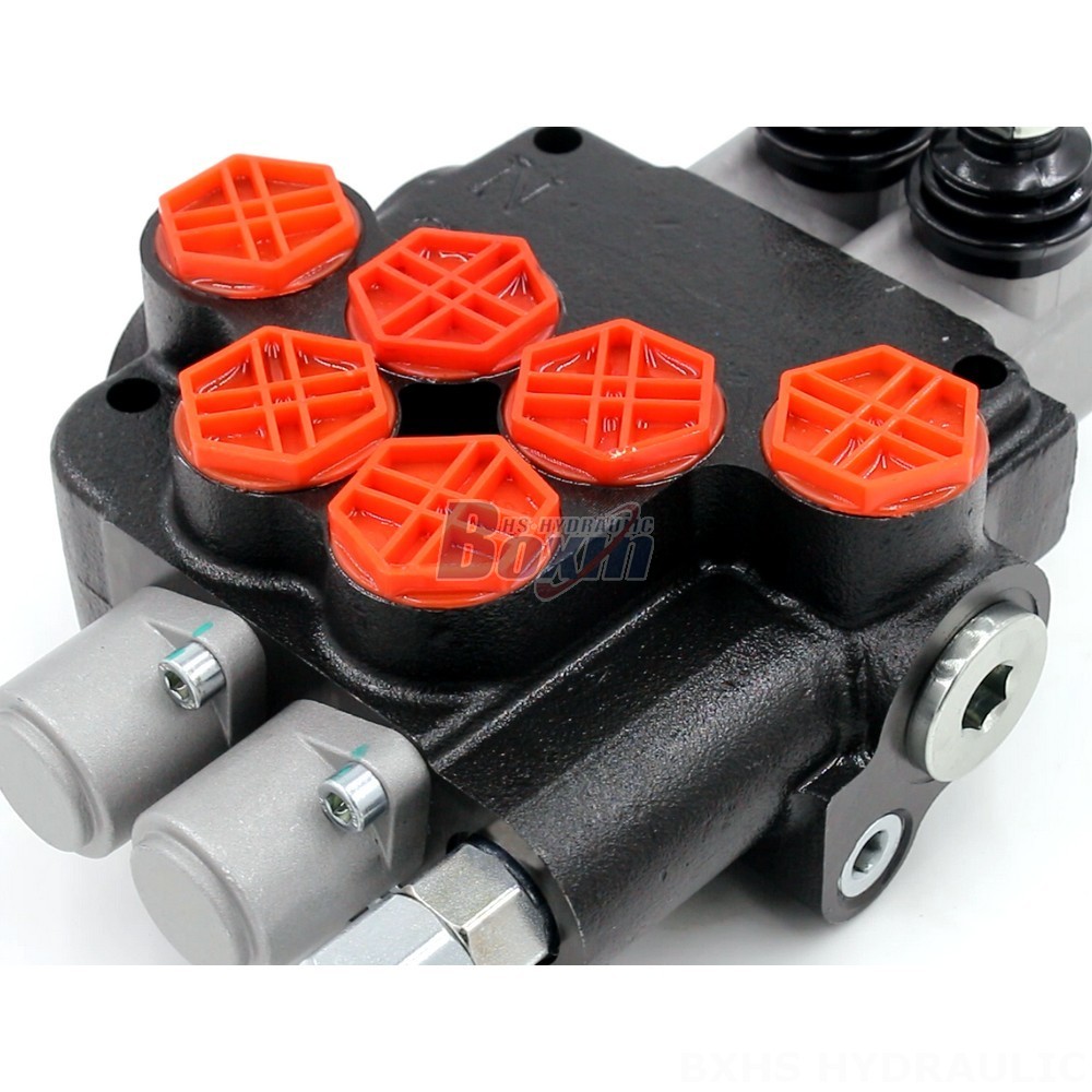 Customization Or Design Hydraulic Valve P80-G34-2OT Manual 2 Spool Monoblock Directional Valve detail image
