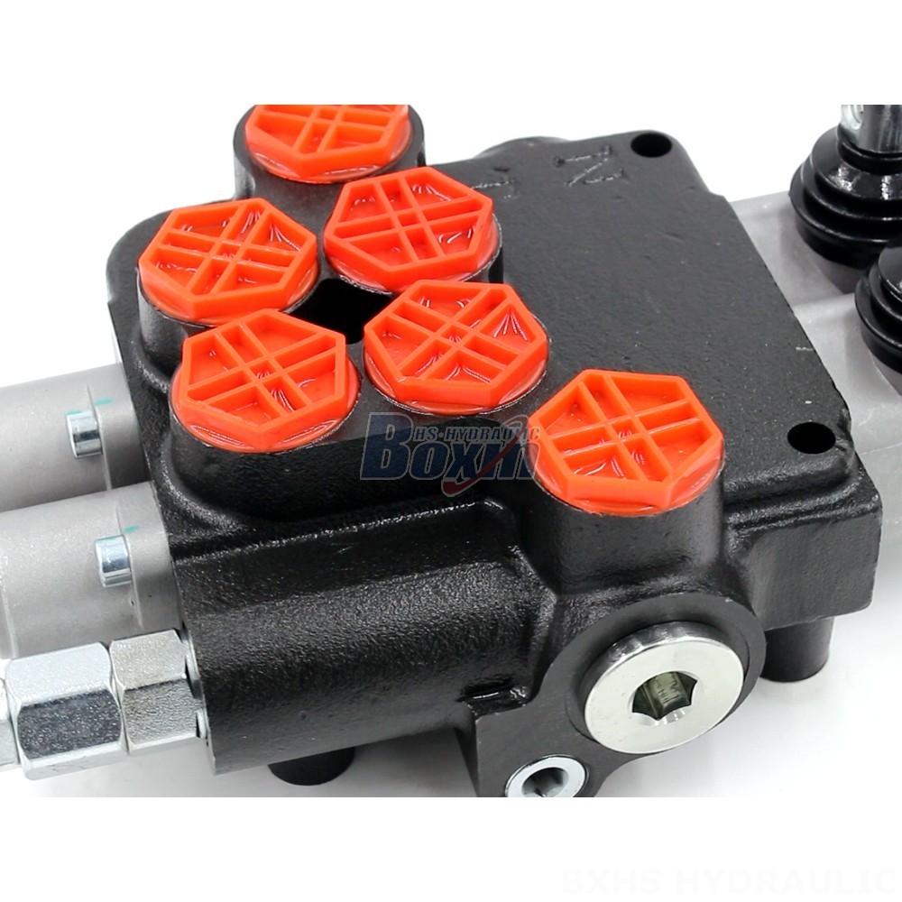 Wireless Remote Control Hydraulic Spool Valve P80-G34-2OT 2 Spool Directional Valve detail image