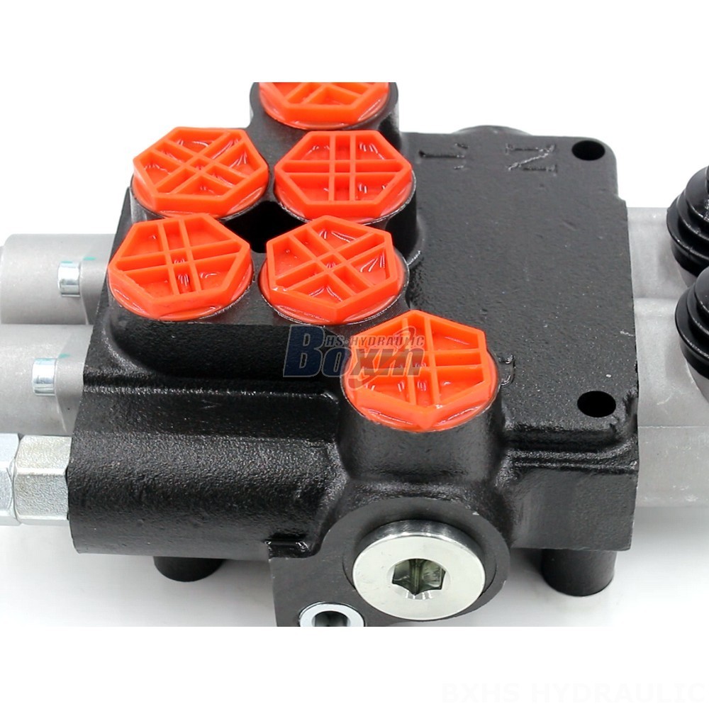 Customization Or Design Hydraulic Valve P80-G34-2OT Manual 2 Spool Monoblock Directional Valve detail image