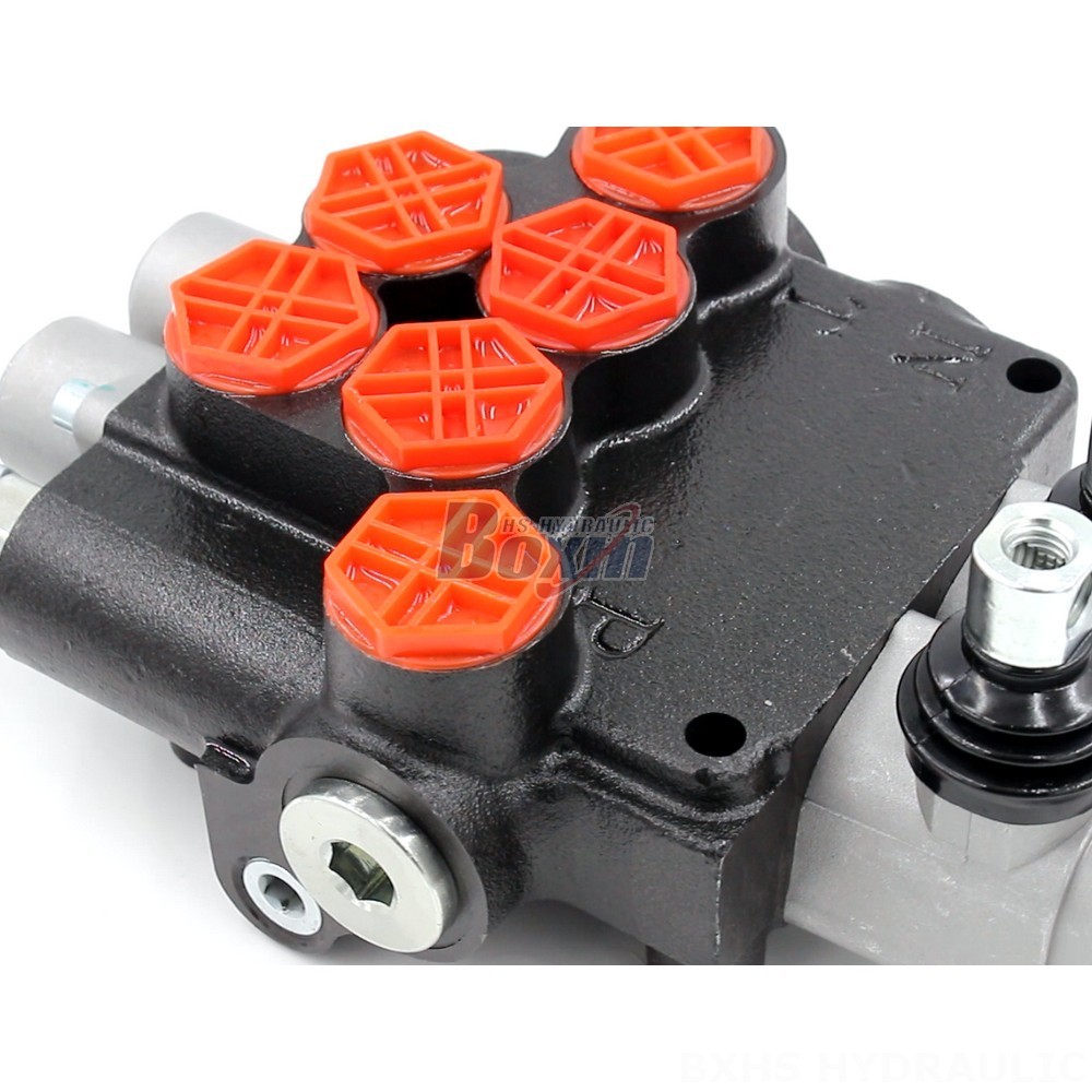 Wireless Remote Control Hydraulic Spool Valve P80-G34-2OT 2 Spool Directional Valve detail image