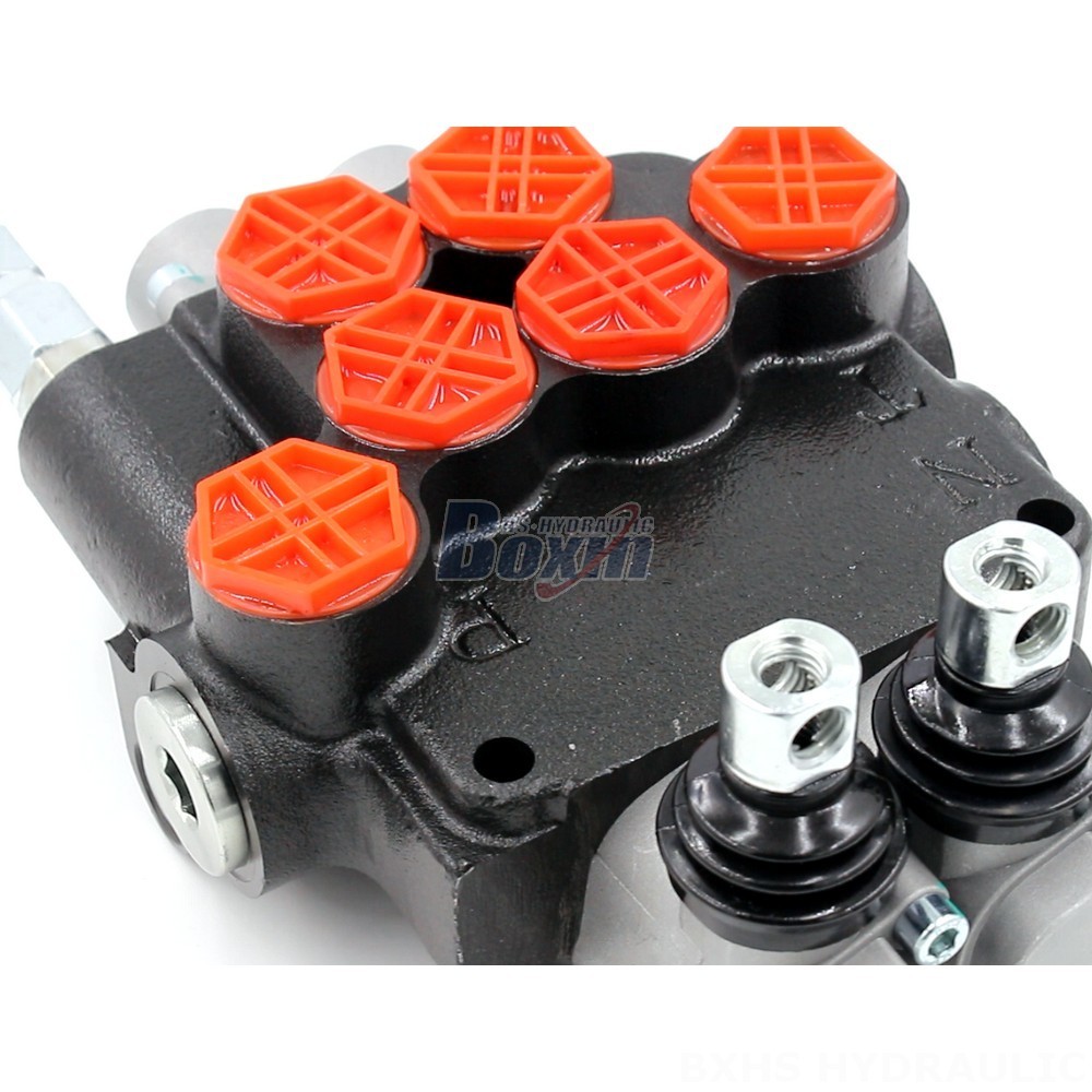 3 Sectional Proportional Hydraulic Distributor 2 Spool Hydraulic Valve P80-G34-2OT detail image