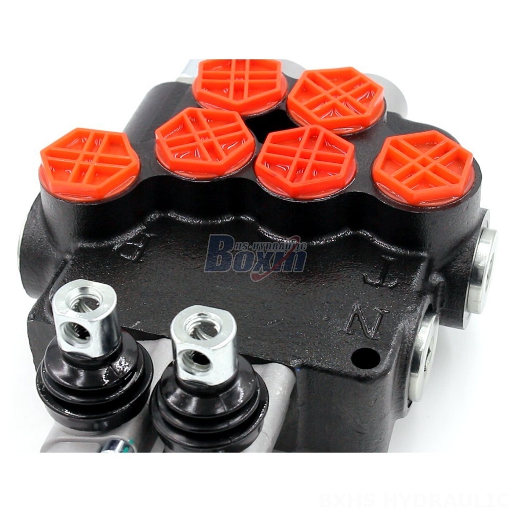 3 Sectional Proportional Hydraulic Distributor 2 Spool Hydraulic Valve P80-G34-2OT detail image
