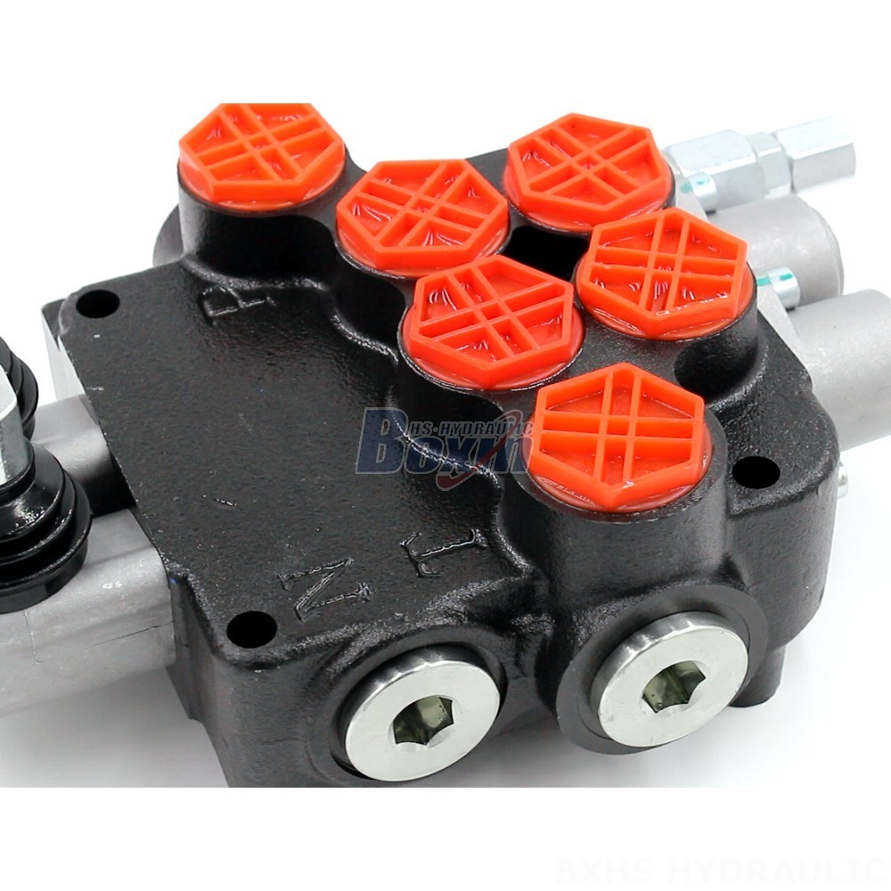 3 Sectional Proportional Hydraulic Distributor 2 Spool Hydraulic Valve P80-G34-2OT detail image