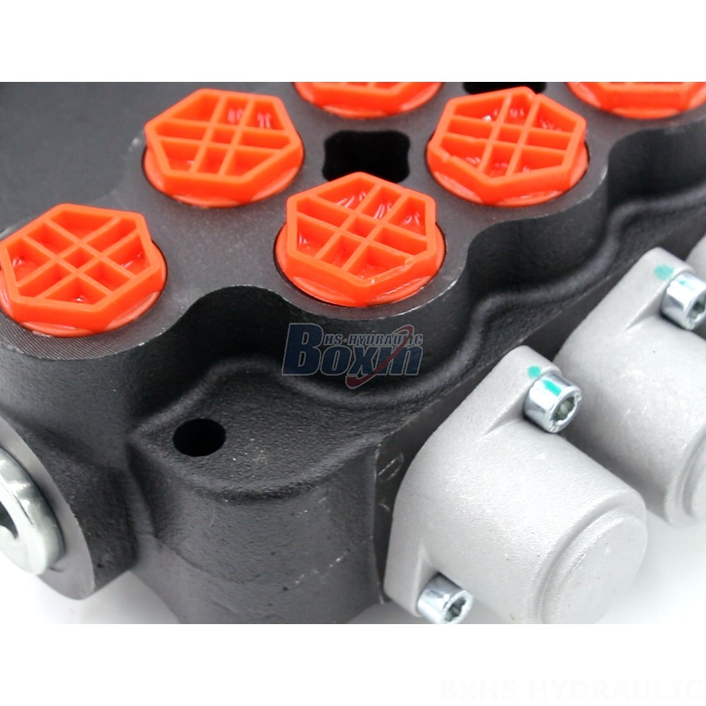 Hydraulic Valve Mini Excavator P80-G34-3OT Manual Monoblock Directional Valve | Wholesale & OEM detail image