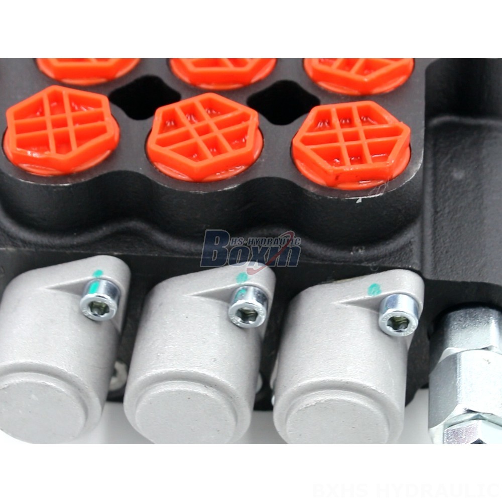 Hydraulic Valve Mini Excavator P80-G34-3OT Manual Monoblock Directional Valve | Wholesale & OEM detail image