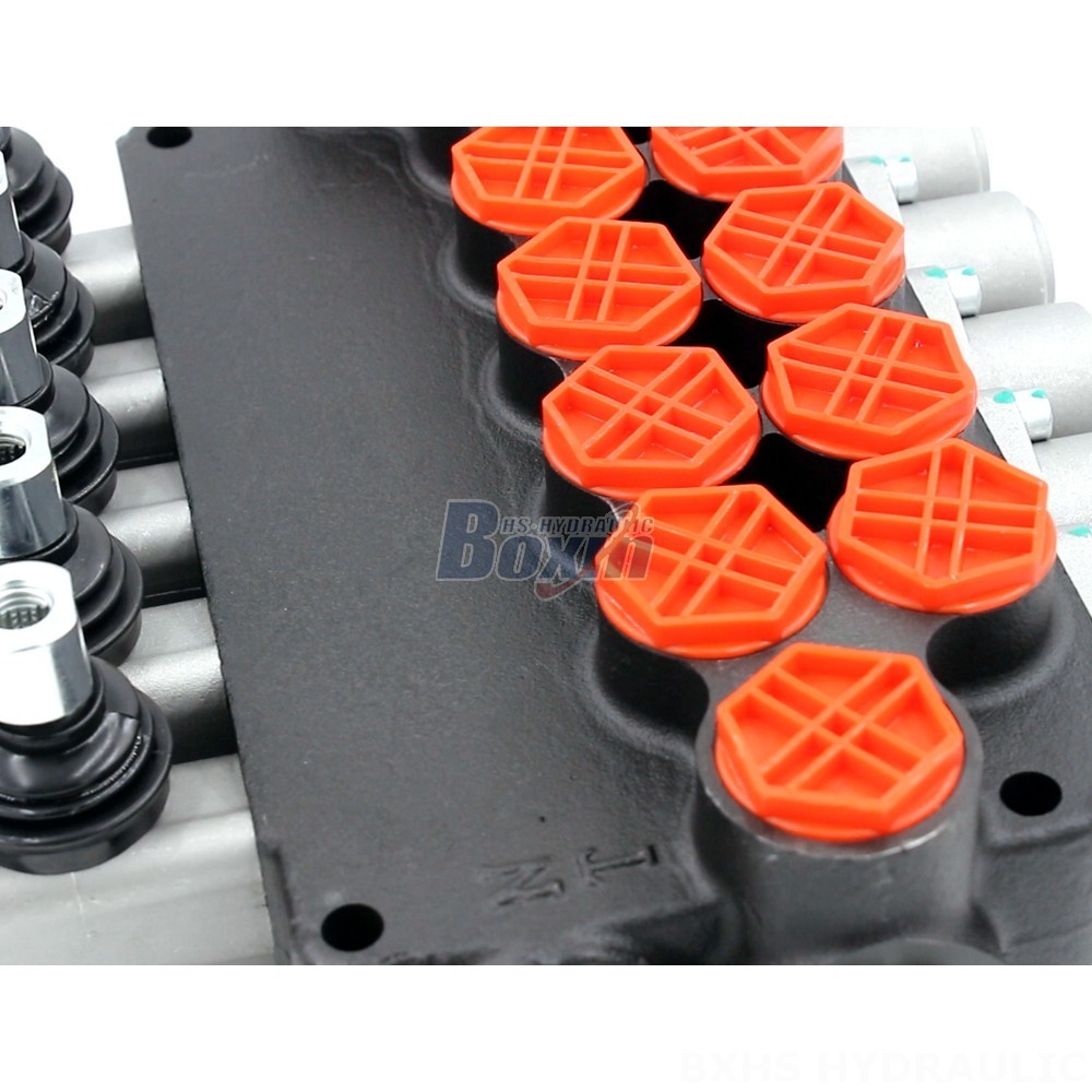Directional Control Valve 8 Spools Monoblock OEM/ODM P80-G34-5OT 5 Spool Directional Valve detail image