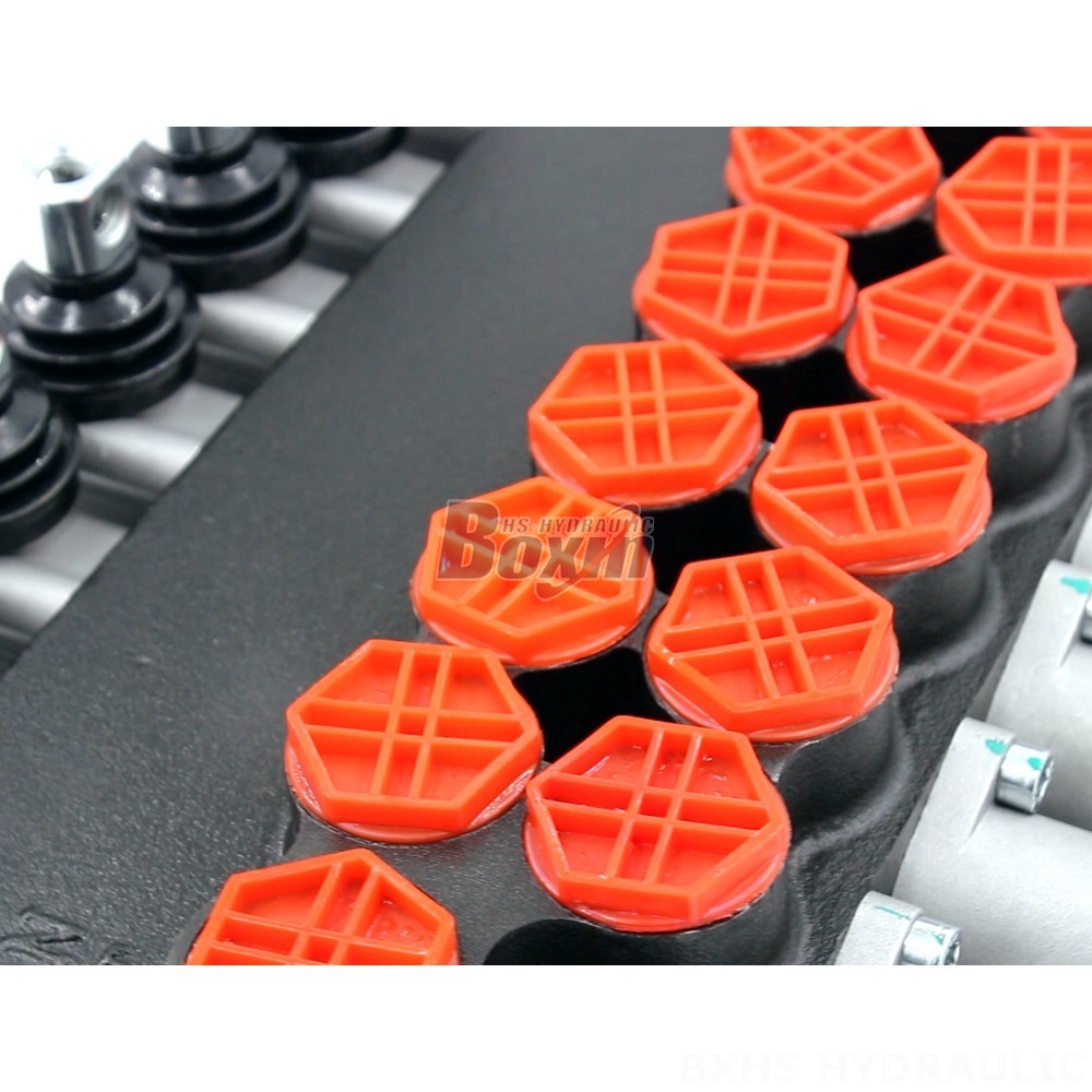 Double Hydraulic Valve Manual Monoblock Directional Valve - P80-G34 Series | Wholesale & OEM detail image