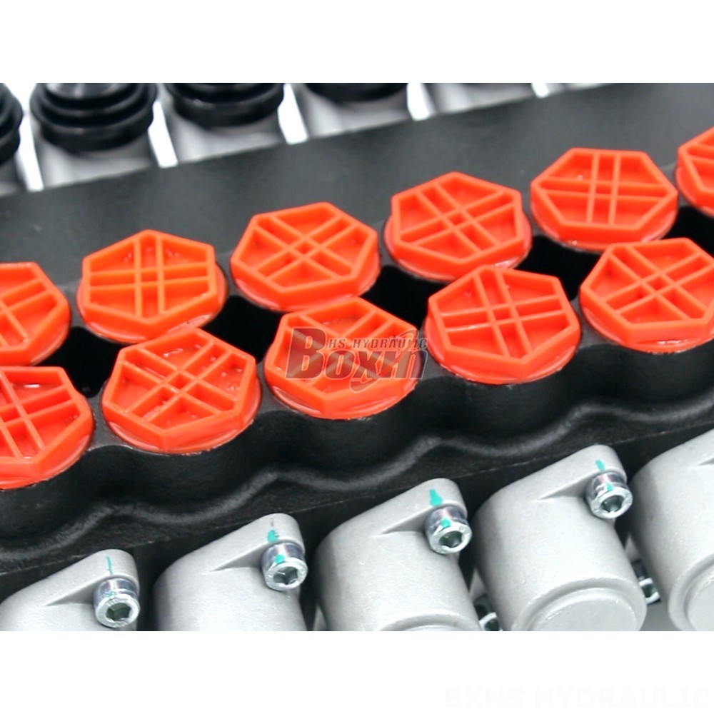 Double Hydraulic Valve Manual Monoblock Directional Valve - P80-G34 Series | Wholesale & OEM detail image