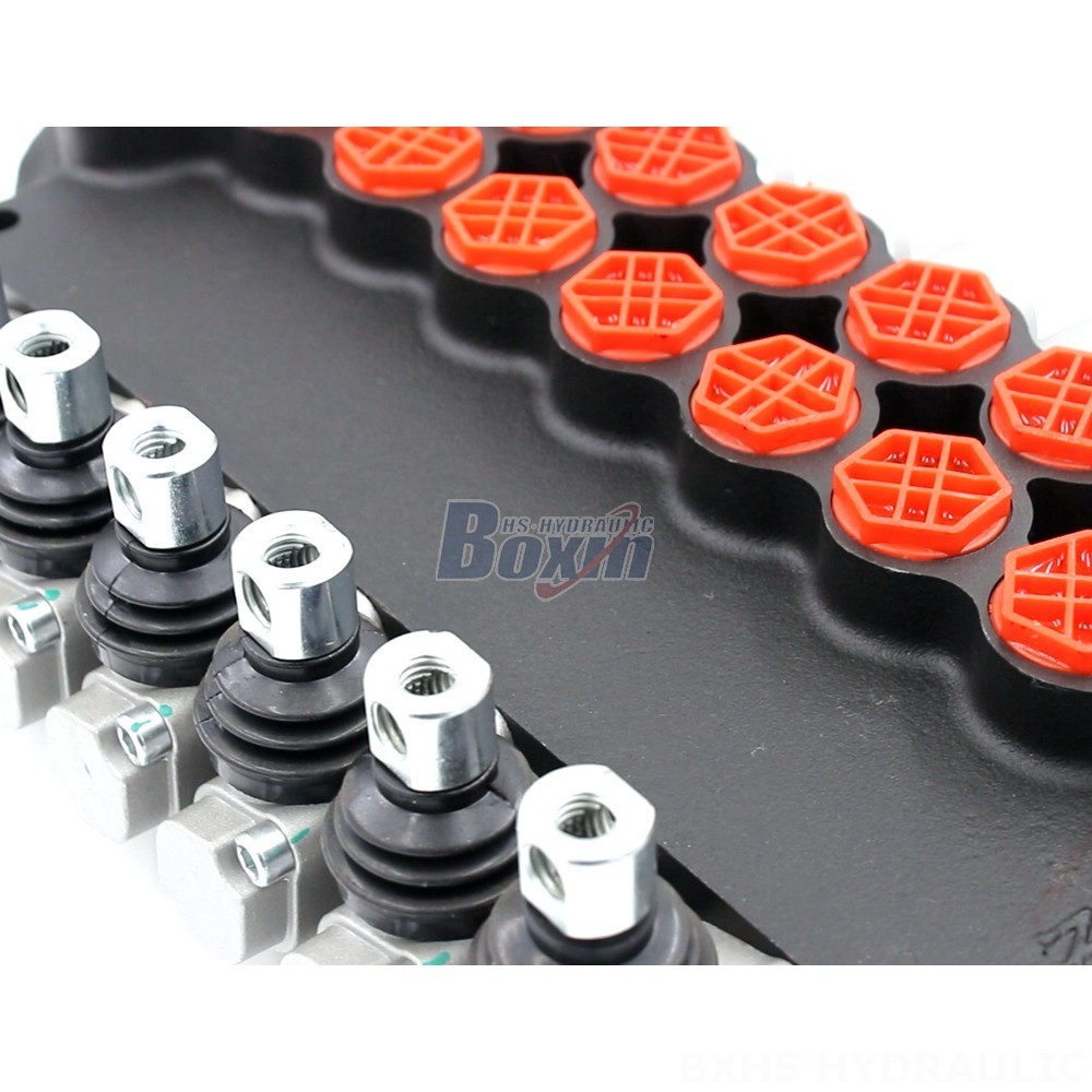 Three Spool Hydraulic Valve Manual Monoblock Directional Valve - P80-G34-7OT | Wholesale & OEM detail image