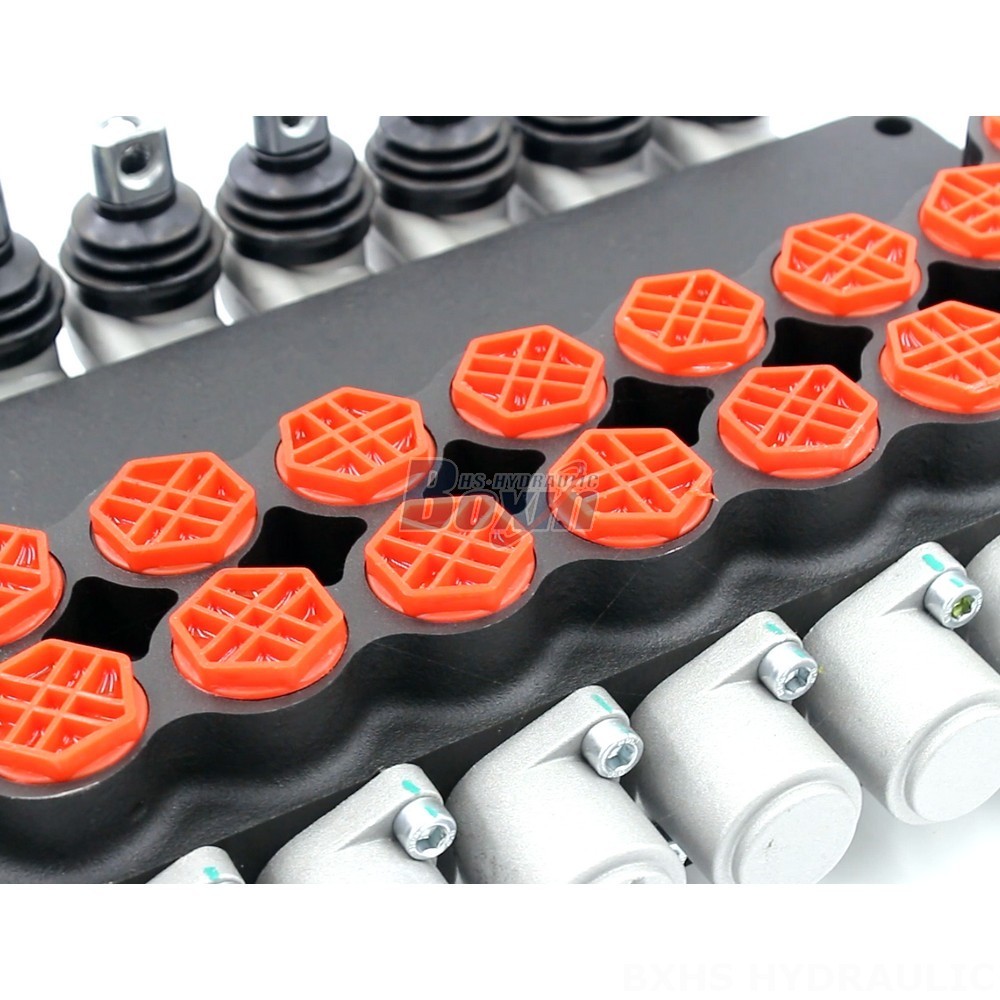 Three Spool Hydraulic Valve Manual Monoblock Directional Valve - P80-G34-7OT | Wholesale & OEM detail image