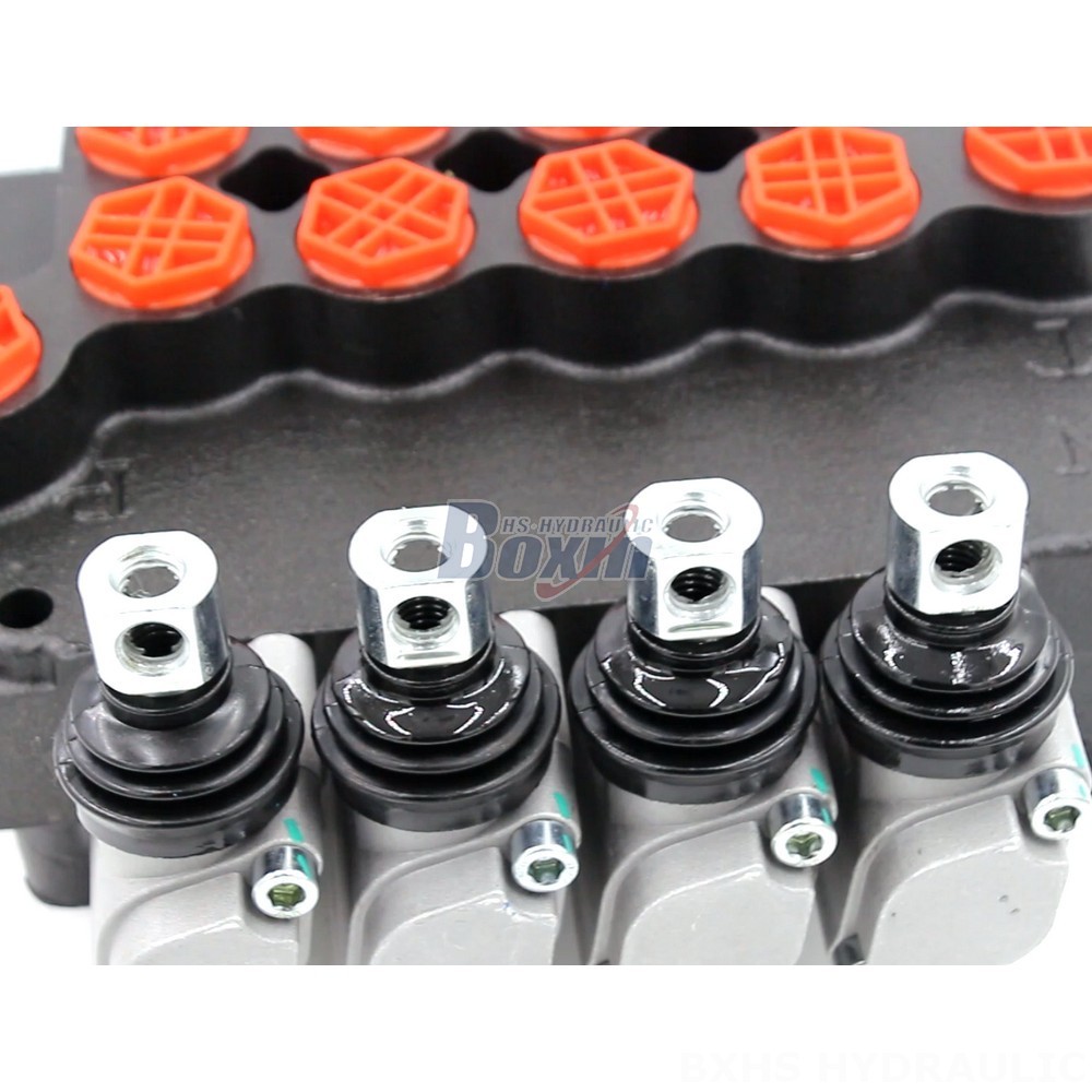 Spool Lever P80-G34-G12 Manual 4 Spool Monoblock Directional Valve | Wholesale & OEM detail image