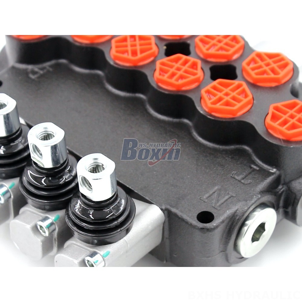 Spool Lever P80-G34-G12 Manual 4 Spool Monoblock Directional Valve | Wholesale & OEM detail image