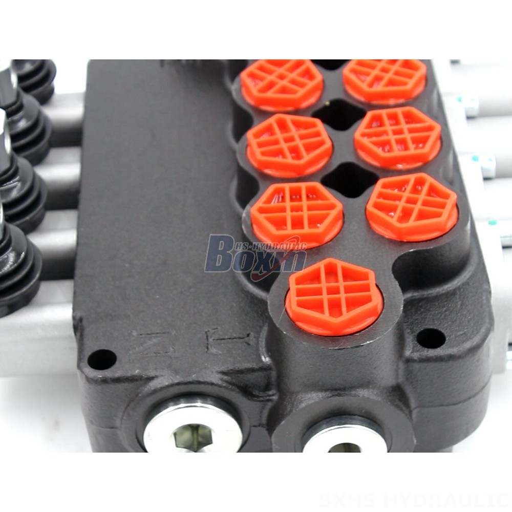 12v Hydraulic Control Valve 4-Spool Hydraulic Directional Valve | Customizable & OEM Available detail image