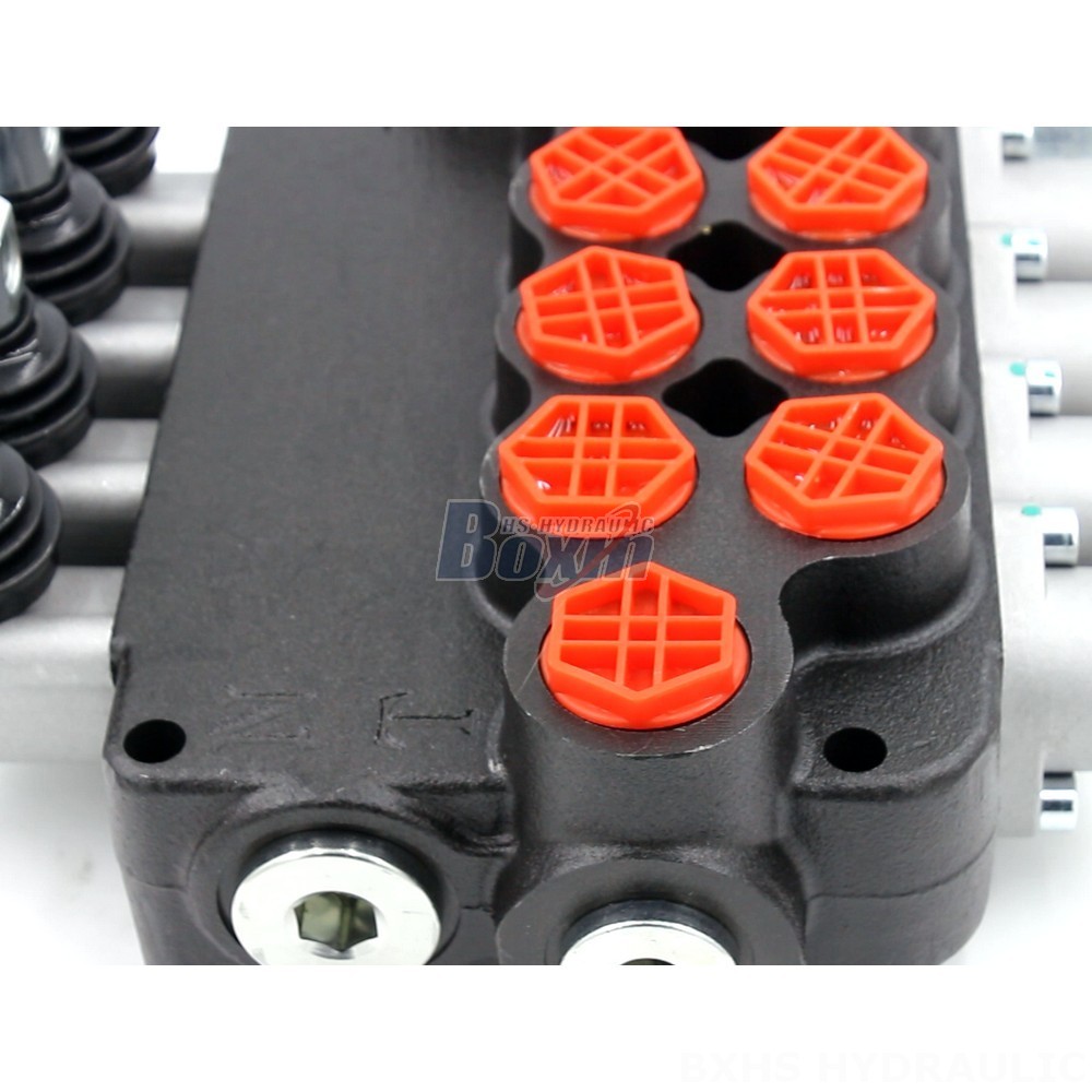 Spool Lever P80-G34-G12 Manual 4 Spool Monoblock Directional Valve | Wholesale & OEM detail image