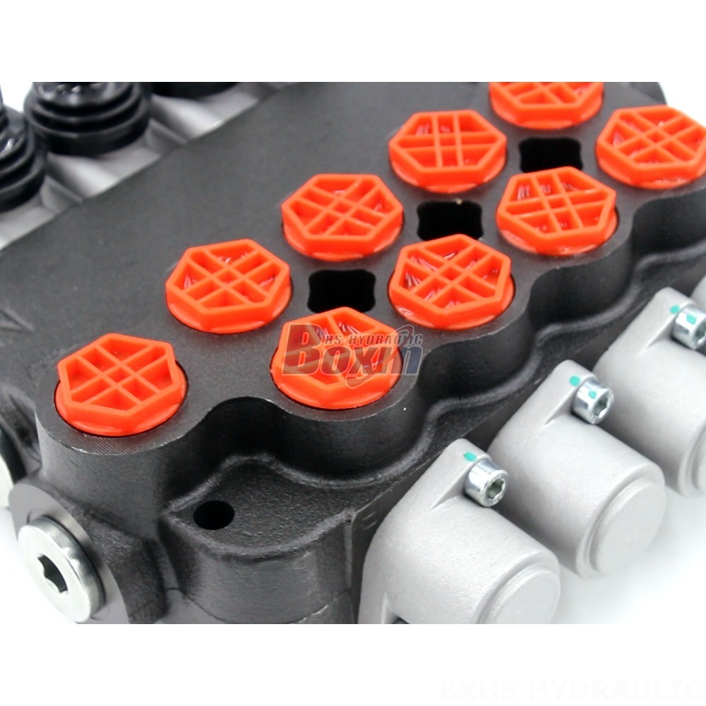 12v Hydraulic Control Valve 4-Spool Hydraulic Directional Valve | Customizable & OEM Available detail image