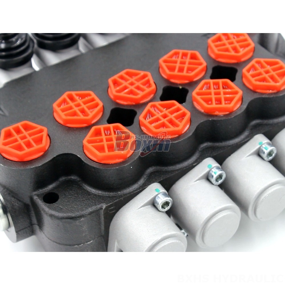 3 Spool Electric Hydraulic Control Valve Hydraulic Spool Valve 4-Way | Distributor & Wholesale detail image