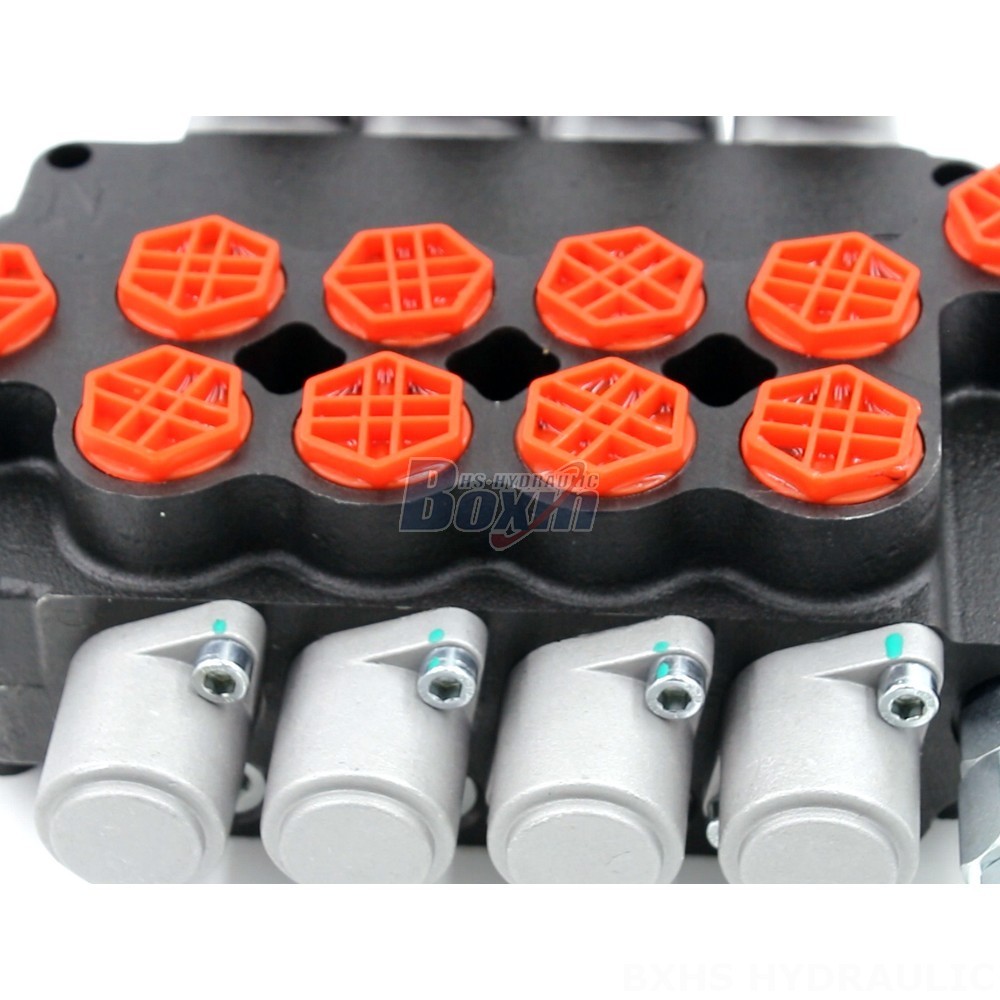 12v Hydraulic Control Valve 4-Spool Hydraulic Directional Valve | Customizable & OEM Available detail image