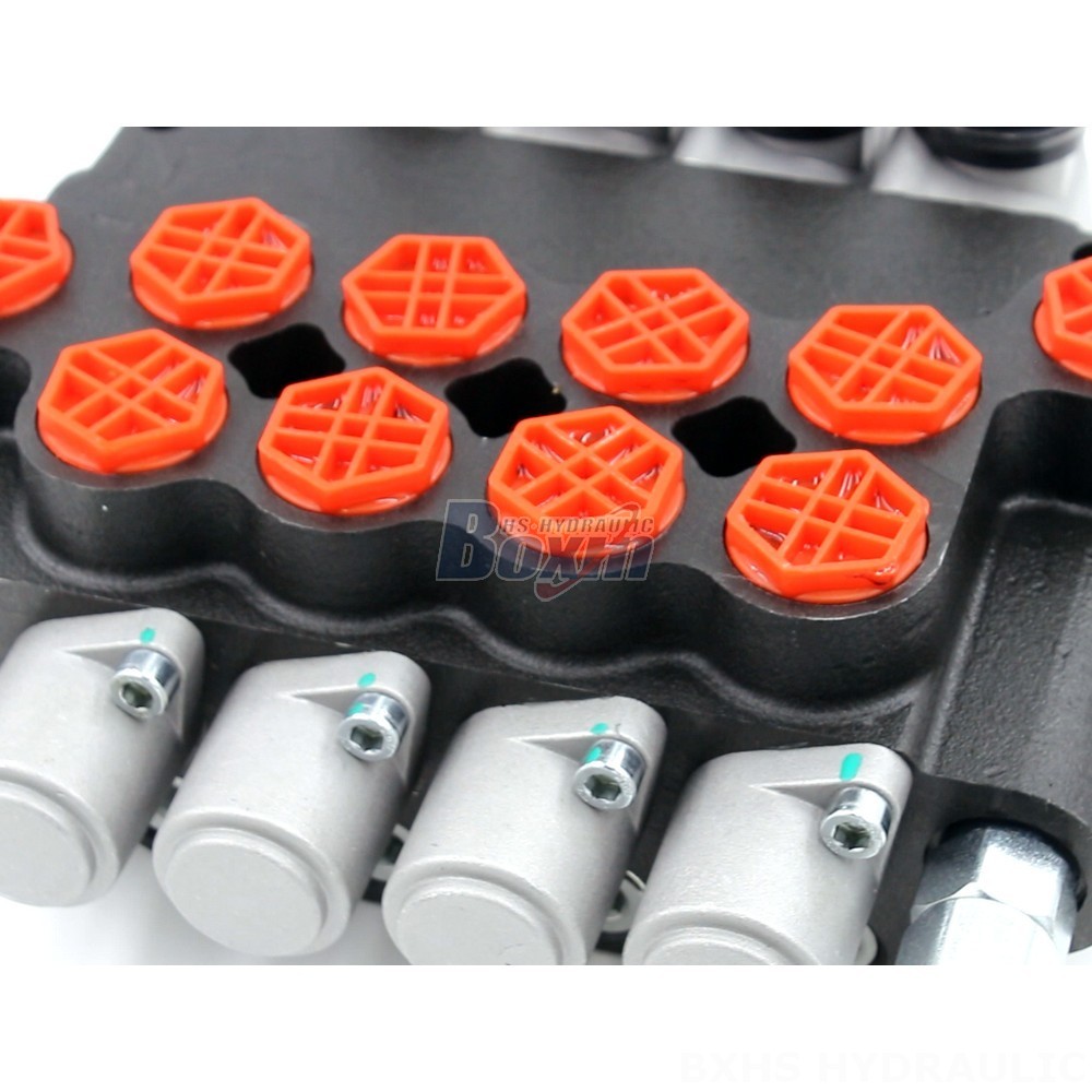 3 Spool Electric Hydraulic Control Valve Hydraulic Spool Valve 4-Way | Distributor & Wholesale detail image