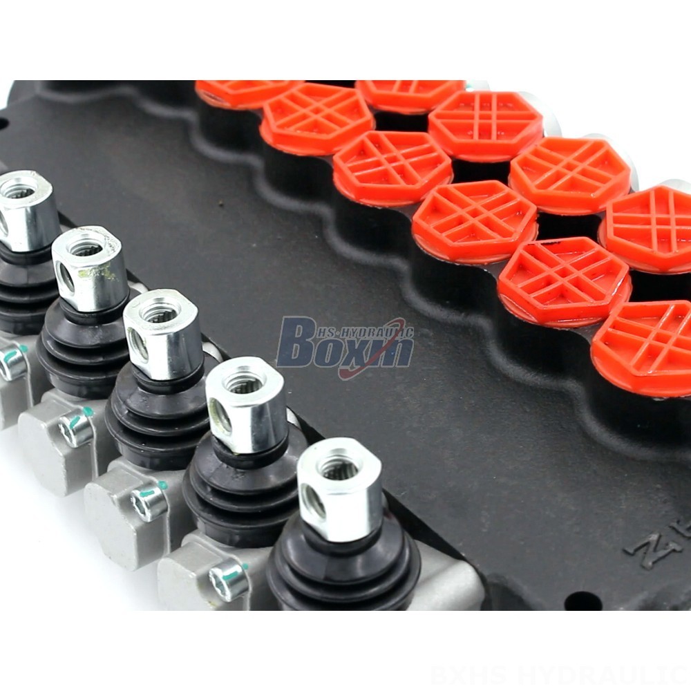 P80-G34-OT Manual 7 Spool Monoblock Directional Valve: Hydraulic Control Solutions detail image