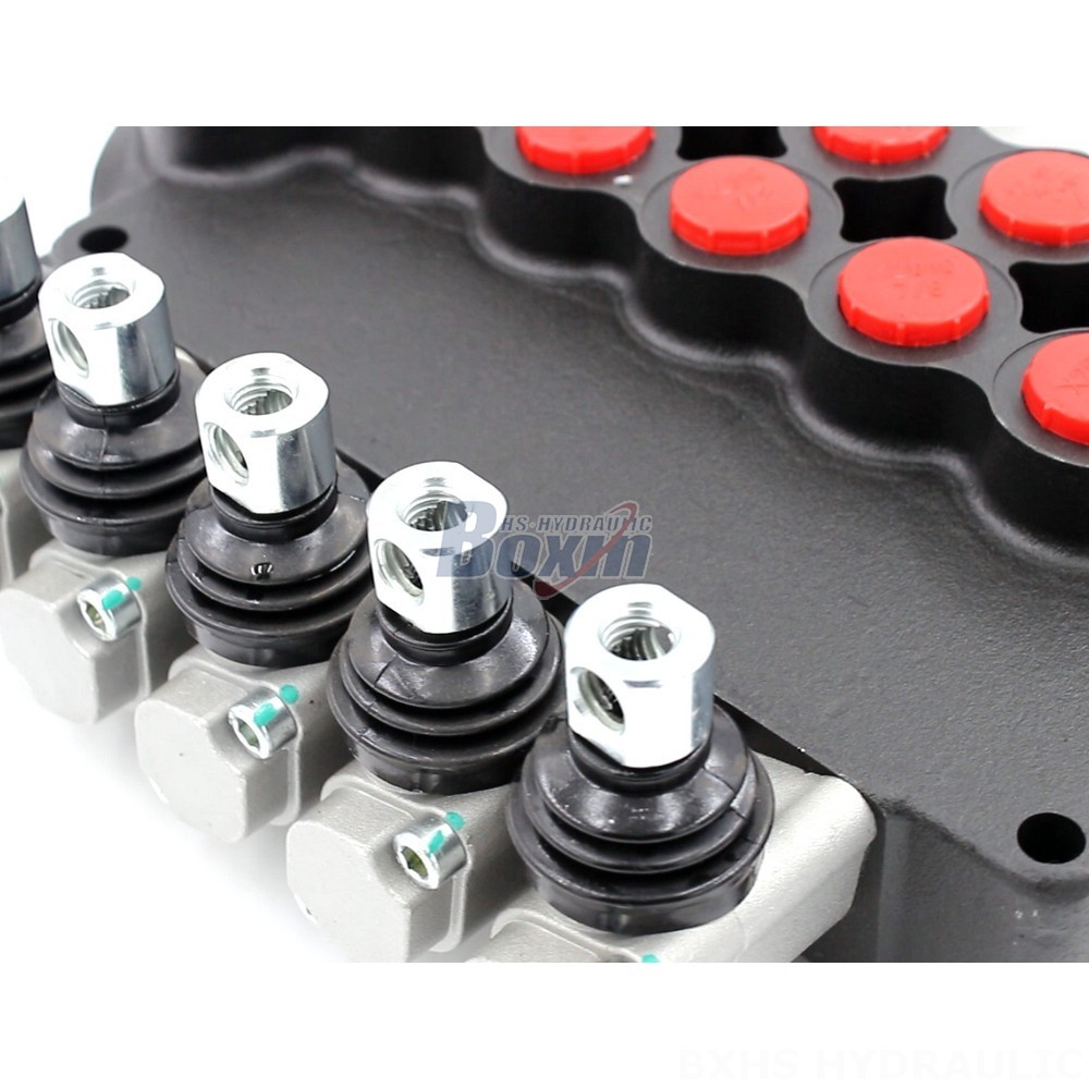 Hydraulic Control Valve Advanced Fluid Power Solutions: P80-U116-U78-OT Manual 5 Spool Valve detail image