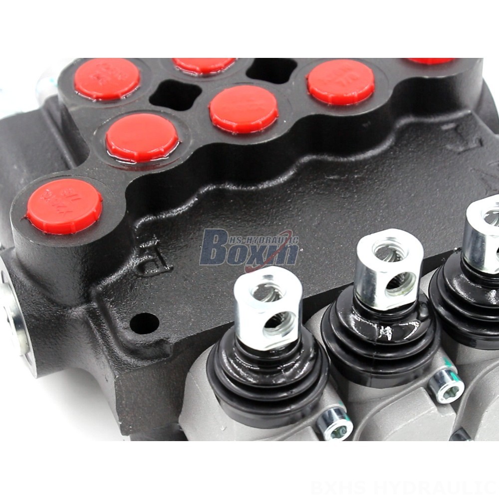 Hydraulic Solenoid Valve 12 Volt P80-U78-3OT Manual 3 Spool Directional Valve | Partner with Us detail image