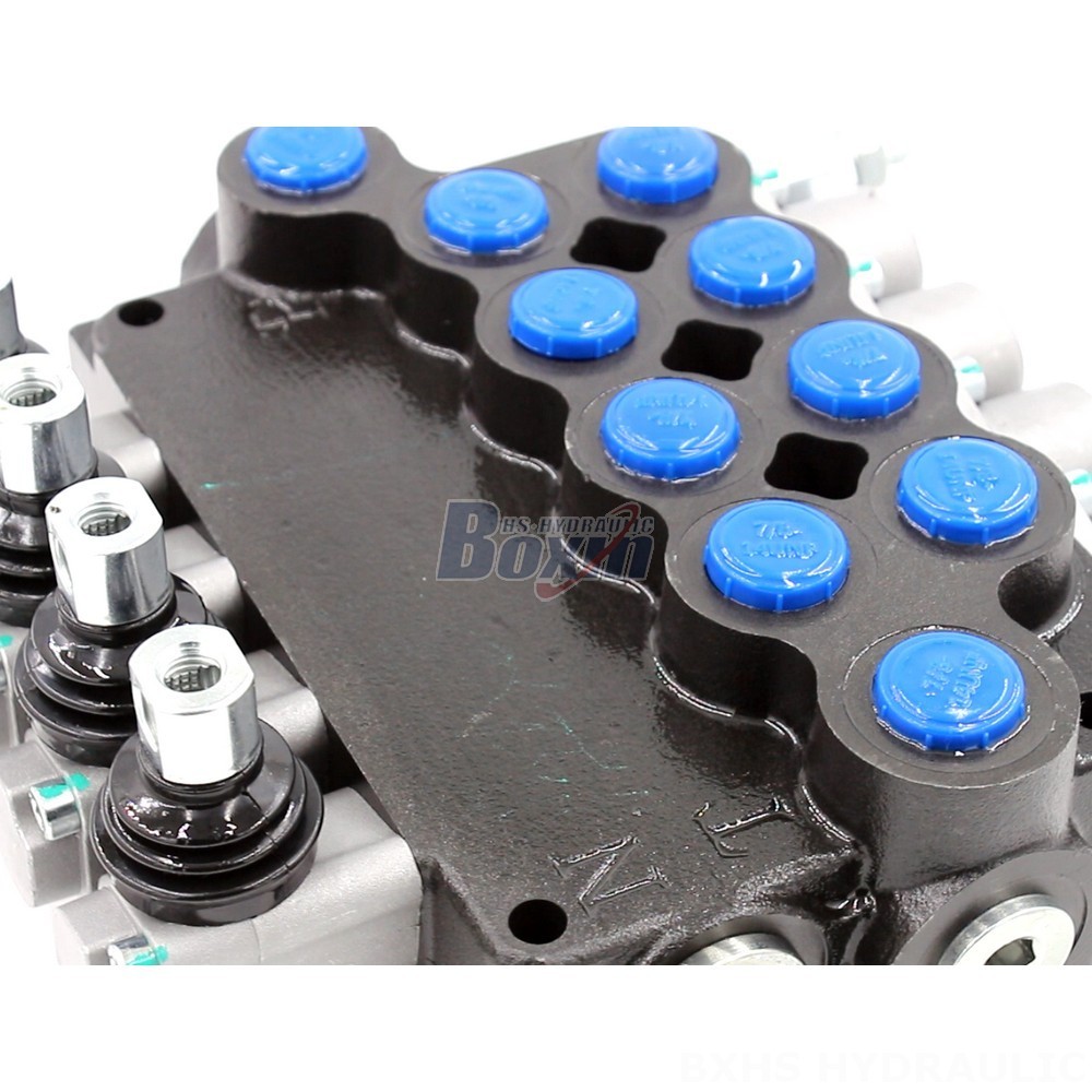 Hydro Control Hydraulic Valves Hydraulic Control Valve, 4-Spool, Manual Operation - P80-U78-4OT detail image