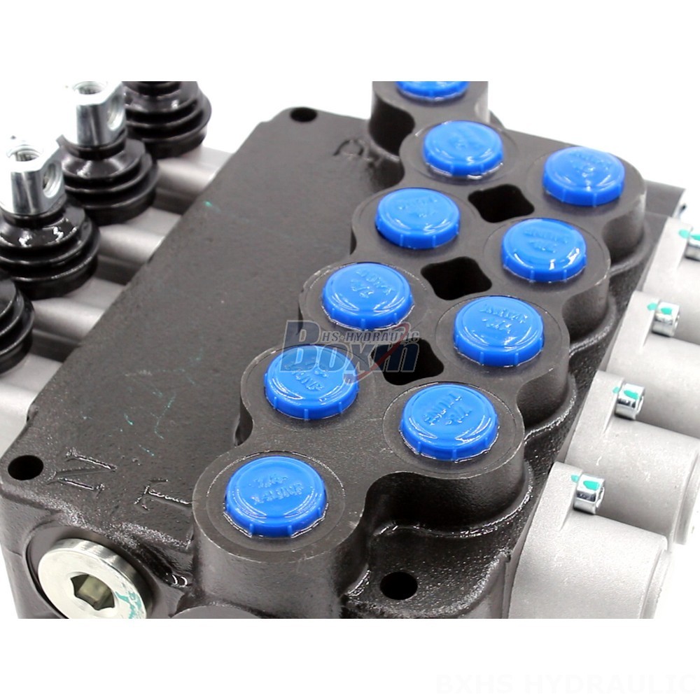 Hydro Control Hydraulic Valves Hydraulic Control Valve, 4-Spool, Manual Operation - P80-U78-4OT detail image