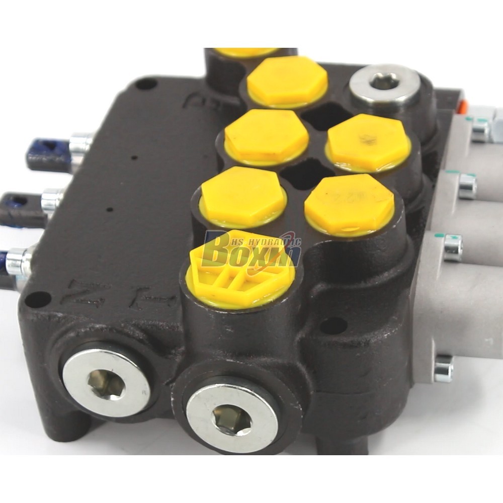 80L/min 3 Spool Monoblock Directional Control Valve P80A-G-BT-2OT detail image