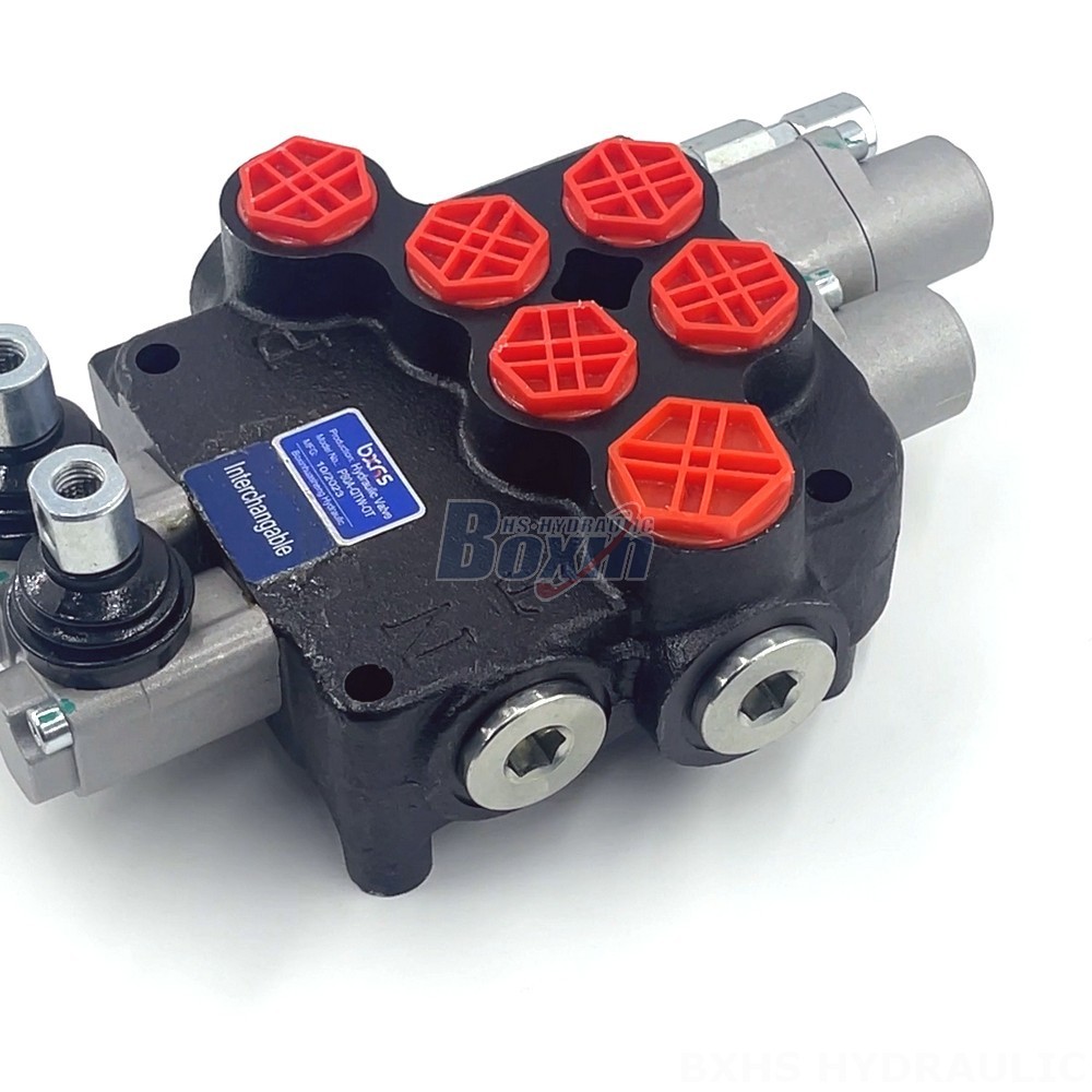 Hydraulic Control Valve Levers 2-Spool Hydraulic Valve | P80A Model | Wholesale & Customization detail image