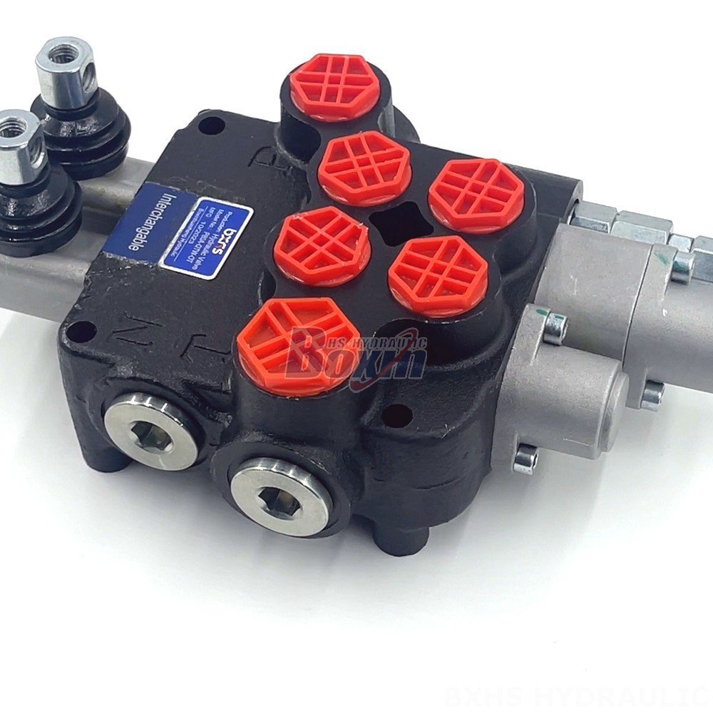 Hydraulic Control Valve Levers 2-Spool Hydraulic Valve | P80A Model | Wholesale & Customization detail image