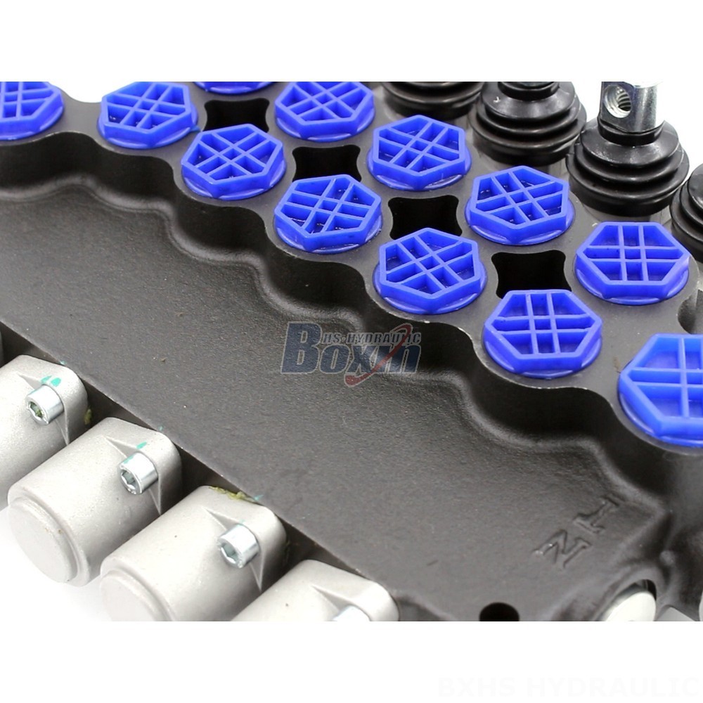 Electronic Hydraulic Flow Control Valve P80F-G34-OT Manual 5 Spool Monoblock Directional Valve detail image
