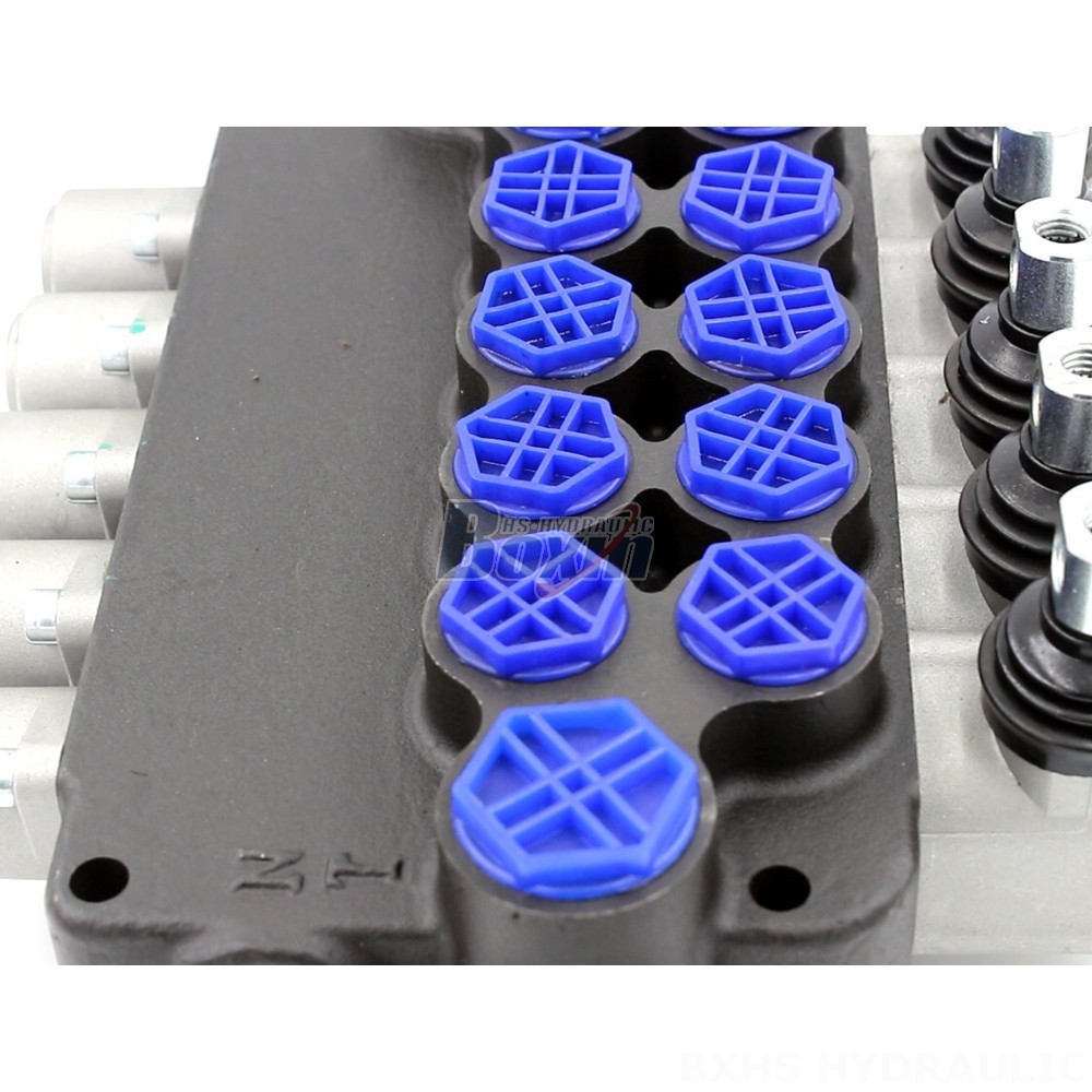 Electronic Hydraulic Flow Control Valve P80F-G34-OT Manual 5 Spool Monoblock Directional Valve detail image