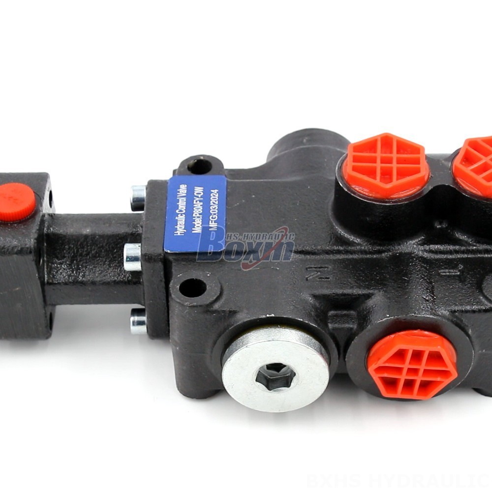 6 Port Solenoid Diverter Valve P80F-G34 Single Spool Hydraulic Valve | OEM & Wholesale Services detail image