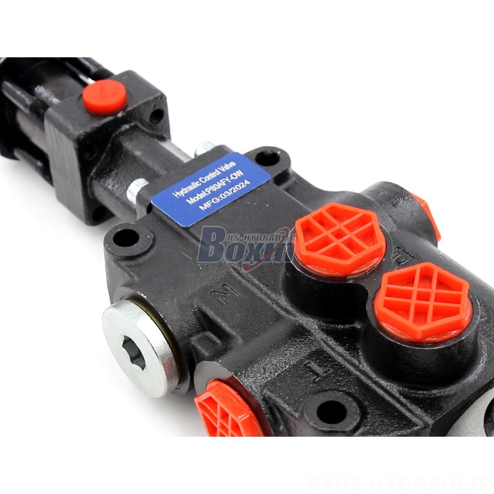 6 Port Solenoid Diverter Valve P80F-G34 Single Spool Hydraulic Valve | OEM & Wholesale Services detail image