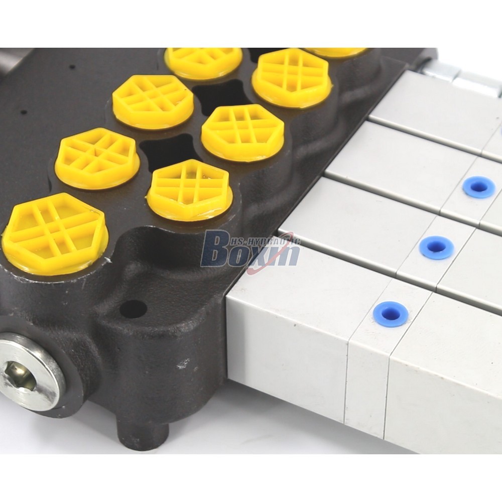 Factory Price P80Q-G-4OT 4 Spool Pneumatic Hydraulic Valve detail image
