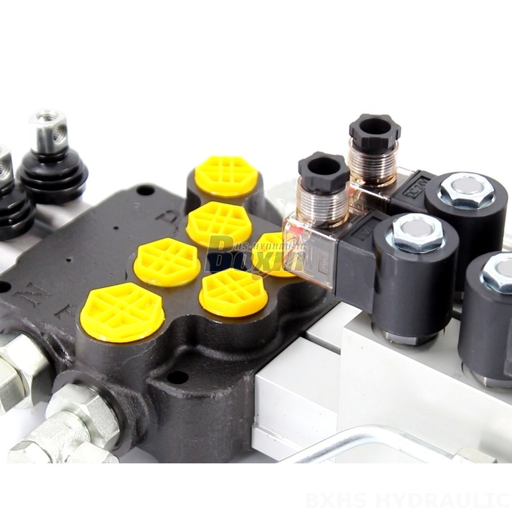 Hydraulic Steering Valve 2 Levers High-Efficiency P80 Valve for Demanding Hydraulic Applications detail image