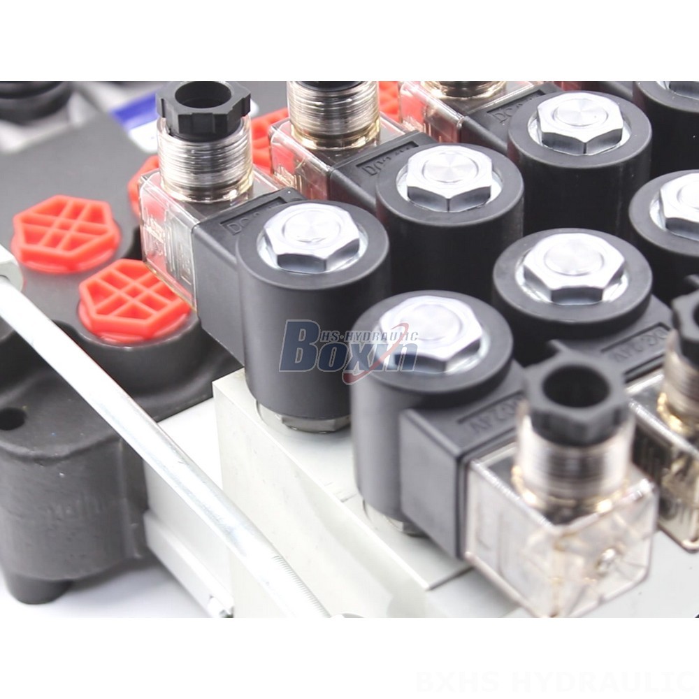 P80 5-Spool Monoblock Directional Valve: Electro-Hydraulic Control, Factory Supply detail image