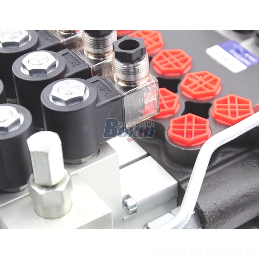 Factory Wholesale: P80 Electro-hydraulic 5 Spool Directional Valves detail image