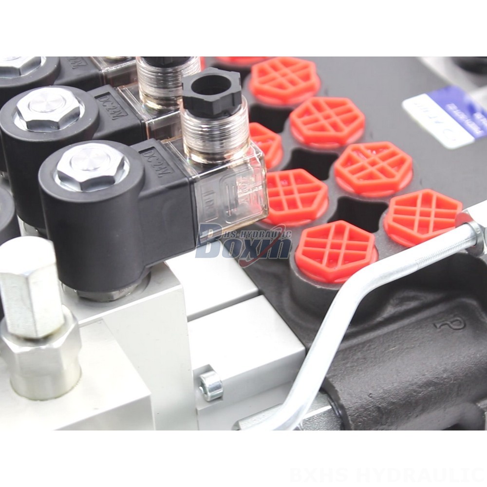 P80 5-Spool Monoblock Directional Valve: Electro-Hydraulic Control, Factory Supply detail image